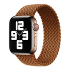 Nylon Single-turn Braided Watch Band For Apple Watch Series 8&7 41mm / SE 2&6&SE&5&4 40mm / 3&2&1 38mm