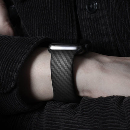 Carbon Fiber Silicone Strap