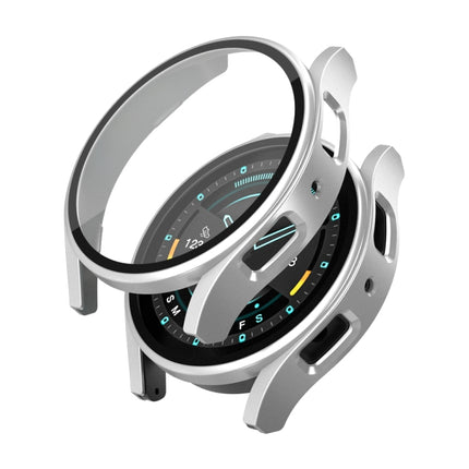 Frosted PC + Tempered Film Integrated Watch Protective Case, For Samsung Galaxy Watch 5 40mm