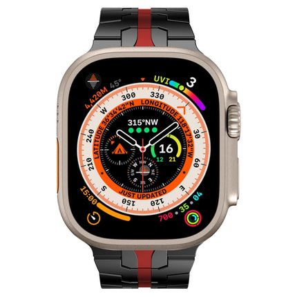 Steel Watch Band, For Apple Watch Series 8&7 41mm / SE 2&6&SE&5&4 40mm / 3&2&1 38mm, For Apple Watch Ultra 49mm / Series 8&7 45mm / SE 2&6&SE&5&4 44mm / 3&2&1 42mm - DealBuddy