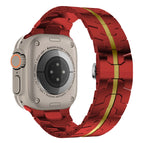 For Apple Watch Series 8&7 41mm / SE 2&6&SE&5&4 40mm / 3&2&1 38mm / Red Gold