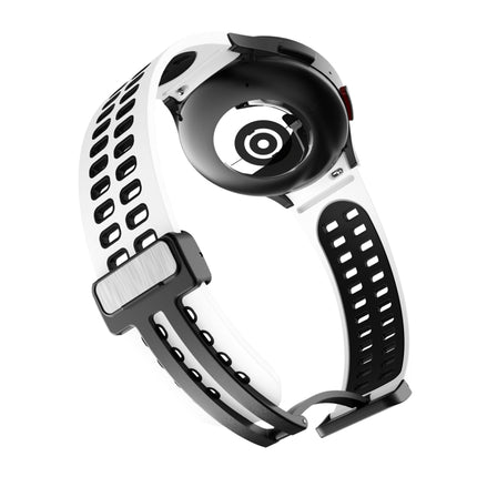 Double-row Hole Folding Buckle Silicone Watch Band, For Samsung Galaxy Watch5 Pro - DealBuddy