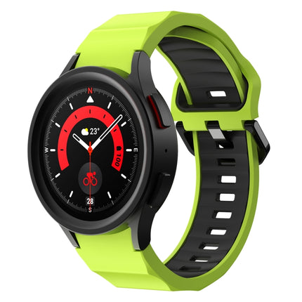 Wave Two Color Silicone Watch Band, For Samsung Galaxy Watch5 Pro - DealBuddy