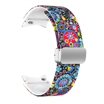 Magnetic Printed Silicone Watch Band, For Samsung Galaxy Watch5 - DealBuddy