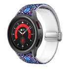 Magnetic Printed Silicone Watch Band, For Samsung Galaxy Watch5 - DealBuddy