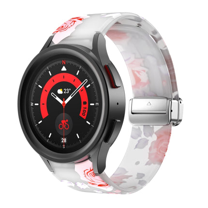 Magnetic Printed Silicone Watch Band, For Samsung Galaxy Watch5 - DealBuddy