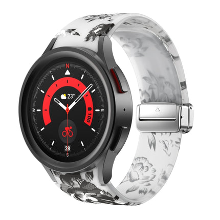 Magnetic Printed Silicone Watch Band, For Samsung Galaxy Watch5 - DealBuddy