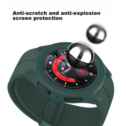 PC + Tempered Film Fuel Injection Watch Protective Case, For Samsung Galaxy Watch5 Pro 45mm - DealBuddy