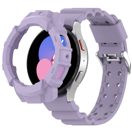 Armor Silicone Watch Band + Protective Case, For Samsung Galaxy Watch5 40mm, For Samsung Galaxy Watch5 44mm, For Samsung Galaxy Watch4 40mm, For Samsung Galaxy Watch4 44mm - DealBuddy