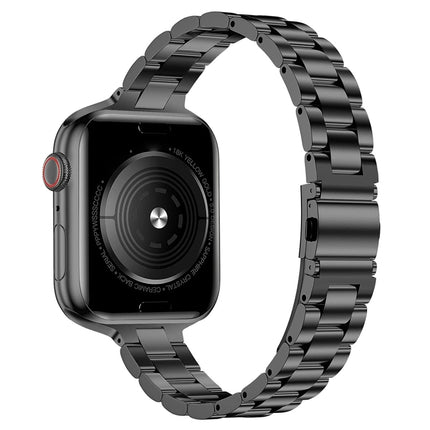 Small Waist Stainless Steel Watch Band, For Apple Watch Ultra 49mm / Series 8&7 45mm, For Apple Watch Series 8&7 41mm / SE 2&6&SE&5&4 40mm - DealBuddy