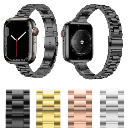 Small Waist Stainless Steel Watch Band, For Apple Watch Ultra 49mm / Series 8&7 45mm, For Apple Watch Series 8&7 41mm / SE 2&6&SE&5&4 40mm - DealBuddy