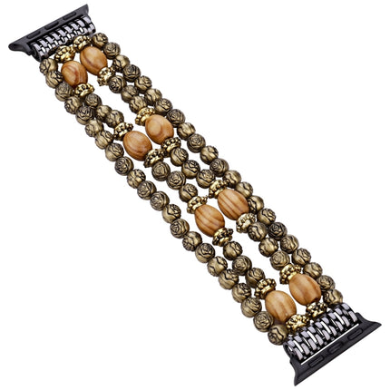 Rose Beads Watch Band, For Apple Watch Ultra 49mm / Series 8&7 45mm, For Apple Watch Series 8&7 41mm - DealBuddy