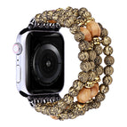 For Apple Watch Ultra 49mm / Series 8&7 45mm / Rose Wood Beads
