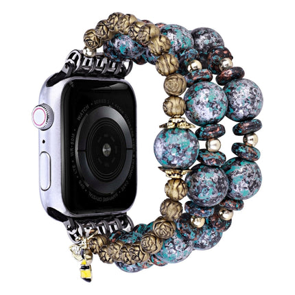 Rose Beads Watch Band, For Apple Watch Ultra 49mm / Series 8&7 45mm, For Apple Watch Series 8&7 41mm - DealBuddy