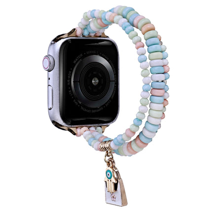 3-row Beads Watch Band, For Apple Watch Ultra 49mm / Series 8&7 45mm, For Apple Watch Series 8&7 41mm - DealBuddy