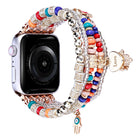 Forest Style Beads Watch Band, For Apple Watch Ultra 49mm / Series 8&7 45mm, For Apple Watch Series 8&7 41mm - DealBuddy