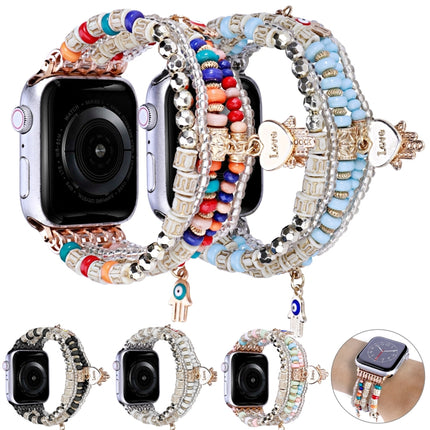 Forest Style Beads Watch Band, For Apple Watch Ultra 49mm / Series 8&7 45mm, For Apple Watch Series 8&7 41mm - DealBuddy