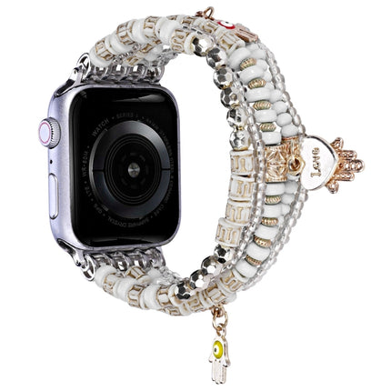 Forest Style Beads Watch Band, For Apple Watch Ultra 49mm / Series 8&7 45mm, For Apple Watch Series 8&7 41mm - DealBuddy