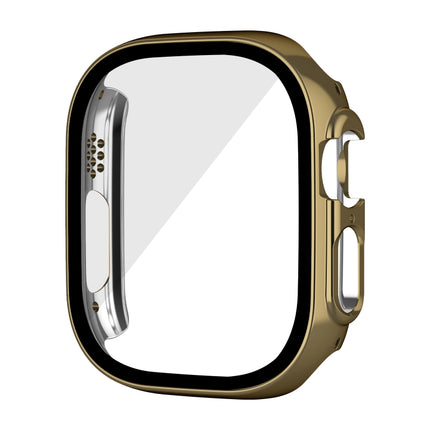 Plating Gloss PC Tempered Glass Integral Watch Case
