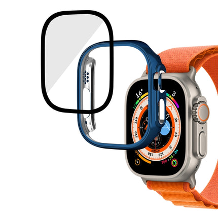 Plating Gloss PC Tempered Glass Integral Watch Case