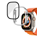 Plating Gloss PC Tempered Glass Integral Watch Case