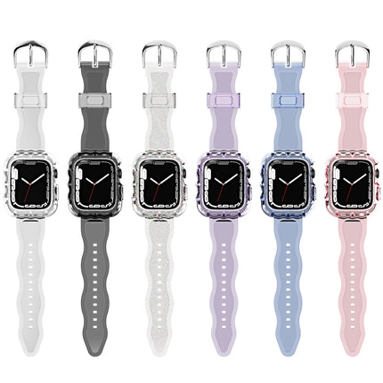 TPU Integrated Case Watch Band, For Apple Watch Series 9&8&7 41mm/SE2025&SE 2&6&SE&5&4 40mm, For Apple Watch Series 9&8&7 45mm/SE2025&SE 2&6&SE&5&4 44mm - DealBuddy
