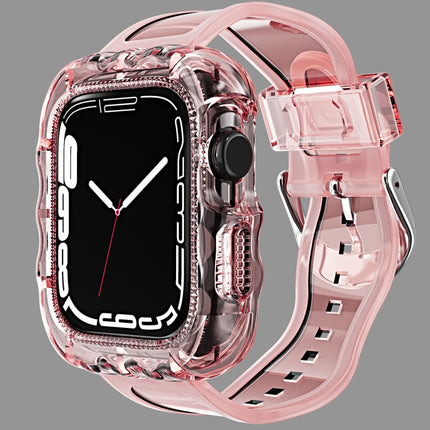 TPU Integrated Case Watch Band, For Apple Watch Series 9&8&7 41mm/SE2025&SE 2&6&SE&5&4 40mm, For Apple Watch Series 9&8&7 45mm/SE2025&SE 2&6&SE&5&4 44mm - DealBuddy