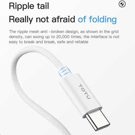 TOTUDESIGN CACW-073 USB-C / Type-C Watch Braided Wire Magnetic Charger