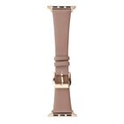 Silk Leather Watch Band, For Apple Watch Series 8&7 41mm / SE 2&6&SE&5&4 40mm, For Apple Watch Ultra 49mm / Series 8&7 45mm / SE 2&6&SE&5&4 44mm - DealBuddy