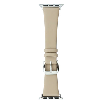 Silk Leather Watch Band, For Apple Watch Series 8&7 41mm / SE 2&6&SE&5&4 40mm, For Apple Watch Ultra 49mm / Series 8&7 45mm / SE 2&6&SE&5&4 44mm - DealBuddy