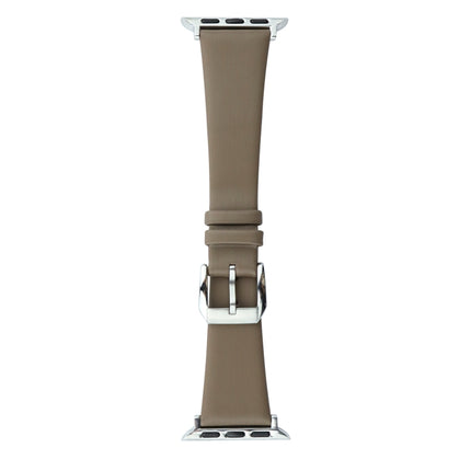 Silk Leather Watch Band, For Apple Watch Series 8&7 41mm / SE 2&6&SE&5&4 40mm, For Apple Watch Ultra 49mm / Series 8&7 45mm / SE 2&6&SE&5&4 44mm - DealBuddy