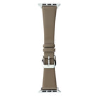 Silk Leather Watch Band, For Apple Watch Series 8&7 41mm / SE 2&6&SE&5&4 40mm, For Apple Watch Ultra 49mm / Series 8&7 45mm / SE 2&6&SE&5&4 44mm - DealBuddy