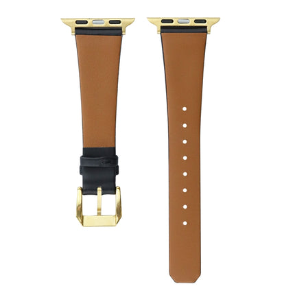 Silk Leather Watch Band, For Apple Watch Series 8&7 41mm / SE 2&6&SE&5&4 40mm, For Apple Watch Ultra 49mm / Series 8&7 45mm / SE 2&6&SE&5&4 44mm - DealBuddy