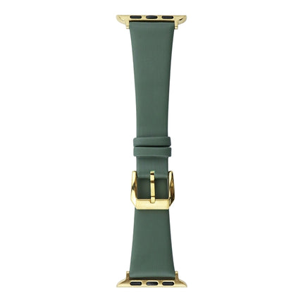Silk Leather Watch Band, For Apple Watch Series 8&7 41mm / SE 2&6&SE&5&4 40mm, For Apple Watch Ultra 49mm / Series 8&7 45mm / SE 2&6&SE&5&4 44mm - DealBuddy