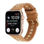 For Apple Watch Ultra 49mm / Series 8&7 45mm / SE 2&6&SE&5&4 44mm / Brown