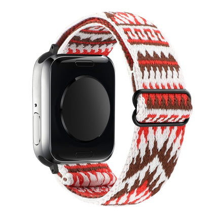 Ethnic Style Buckle Elastic Watch Band, For Apple Watch Series 7 41mm / 6 & SE & 5 & 4 40mm, For Apple Watch Ultra 49mm / Series 8&7 45mm / SE 2&6&SE&5&4 44mm - DealBuddy