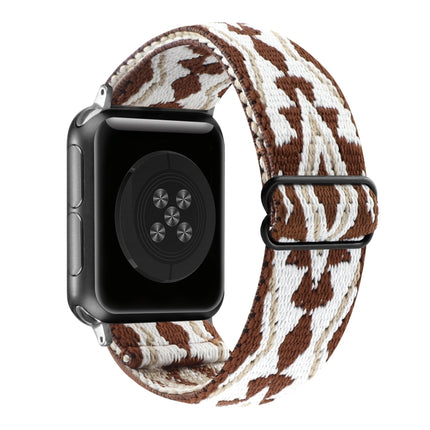 Ethnic Style Buckle Elastic Watch Band, For Apple Watch Series 7 41mm / 6 & SE & 5 & 4 40mm, For Apple Watch Ultra 49mm / Series 8&7 45mm / SE 2&6&SE&5&4 44mm - DealBuddy