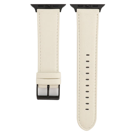 Cowhide Texture Leather Watchband, For Apple Watch Series 8&7 41mm / SE 2&6&SE&5&4 40mm / 3&2&1 38mm, For Apple Watch Series 7 45mm / 6 & SE & 5 & 4 44mm / 3 & 2 & 1 42mm, For Apple Watch Series 7 41mm / 6 & SE & 5 & 4 40mm / 3 & 2 & 1 38mm            ... - DealBuddy