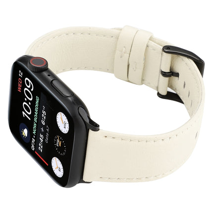 Cowhide Texture Leather Watchband, For Apple Watch Series 8&7 41mm / SE 2&6&SE&5&4 40mm / 3&2&1 38mm, For Apple Watch Series 7 45mm / 6 & SE & 5 & 4 44mm / 3 & 2 & 1 42mm, For Apple Watch Series 7 41mm / 6 & SE & 5 & 4 40mm / 3 & 2 & 1 38mm            ... - DealBuddy