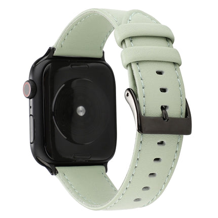 Cowhide Texture Leather Watchband, For Apple Watch Series 8&7 41mm / SE 2&6&SE&5&4 40mm / 3&2&1 38mm, For Apple Watch Series 7 45mm / 6 & SE & 5 & 4 44mm / 3 & 2 & 1 42mm, For Apple Watch Series 7 41mm / 6 & SE & 5 & 4 40mm / 3 & 2 & 1 38mm            ... - DealBuddy
