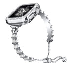 Full Diamond Crown Metal Watch Band, For Apple Watch Series 8&7 45mm / SE 2&6&SE&5&4 44mm, For Apple Watch Series 8&7 41mm / SE 2&6&SE&5&4 40mm - DealBuddy