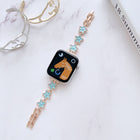 Metal Bracelet Watch Band, For Apple Watch Series 8&7 45mm / SE 2&6&SE&5&4 44mm, For Apple Watch Series 8&7 41mm / SE 2&6&SE&5&4 40mm - DealBuddy
