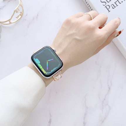 Metal Bracelet Watch Band, For Apple Watch Series 8&7 45mm / SE 2&6&SE&5&4 44mm, For Apple Watch Series 8&7 41mm / SE 2&6&SE&5&4 40mm - DealBuddy