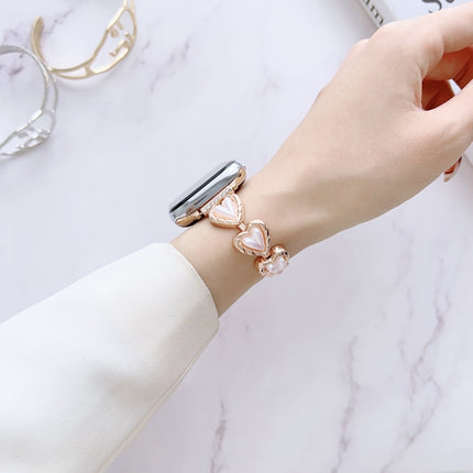 Metal Bracelet Watch Band, For Apple Watch Series 8&7 45mm / SE 2&6&SE&5&4 44mm, For Apple Watch Series 8&7 41mm / SE 2&6&SE&5&4 40mm - DealBuddy