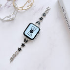 For Apple Watch Series 8&7 41mm / SE 2&6&SE&5&4 40mm / Butterfly Black Rose
