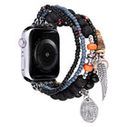 Beaded Posey Wings Bracelet Watch Band, For Apple Watch Series 8&7 45mm / SE 2&6&SE&5&4 44mm, For Apple Watch Series 8&7 41mm / SE 2&6&SE&5&4 40mm - DealBuddy