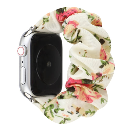 Plaid Flower Pattern Cloth Hair Ring Watchband - DealBuddy