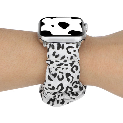 Cloth + Stainless Steel Hair Ring Watchband, For Apple Watch Series 7 41mm / 6 & SE & 5 & 4 40mm / 3 & 2 & 1 38mm, For Apple Watch Series 7 45mm / 6 & SE & 5 & 4 44mm / 3 & 2 & 1 42mm, For Apple Watch Series 8&7 41mm / SE 2&6&SE&5&4 40mm / 3&2&1 38mm - DealBuddy