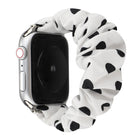 Cloth + Stainless Steel Hair Ring Watchband, For Apple Watch Series 7 41mm / 6 & SE & 5 & 4 40mm / 3 & 2 & 1 38mm, For Apple Watch Series 7 45mm / 6 & SE & 5 & 4 44mm / 3 & 2 & 1 42mm, For Apple Watch Series 8&7 41mm / SE 2&6&SE&5&4 40mm / 3&2&1 38mm - DealBuddy