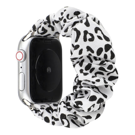 Cloth + Stainless Steel Hair Ring Watchband, For Apple Watch Series 7 41mm / 6 & SE & 5 & 4 40mm / 3 & 2 & 1 38mm, For Apple Watch Series 7 45mm / 6 & SE & 5 & 4 44mm / 3 & 2 & 1 42mm, For Apple Watch Series 8&7 41mm / SE 2&6&SE&5&4 40mm / 3&2&1 38mm - DealBuddy